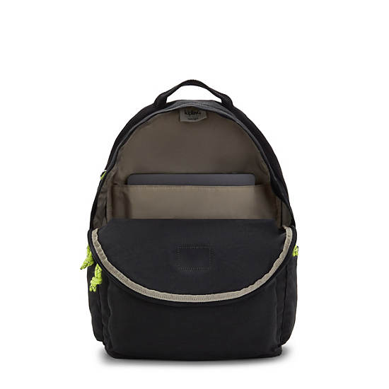 Kipling Damien Large Backpack Laptop Bags Valley Black | AU 1633EB